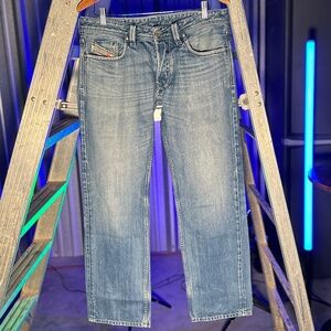 Diesel Larkee Regular Straight Fit Jeans Blue 32x30 Wash 008XR